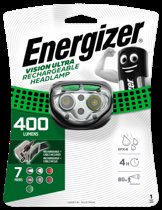 Energizer Rechargeable Headlight, 400 lumens, 4-hour runtime, 7 modes