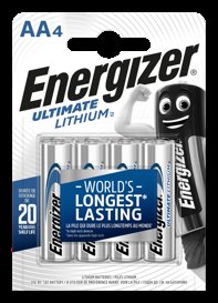 Energizer Ultimate Lithium AAA, блистер 4 шт