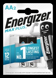Energizer Max D, 2-pc blister