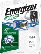 Energizer Small Sporting Rechargeable Headlamp, 200 lumens, 10-hour runtime, 2 modes