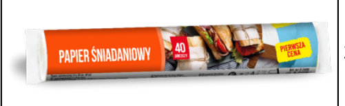 სენდვიჩის ქაღალდი 1st Price, 40 ცალი