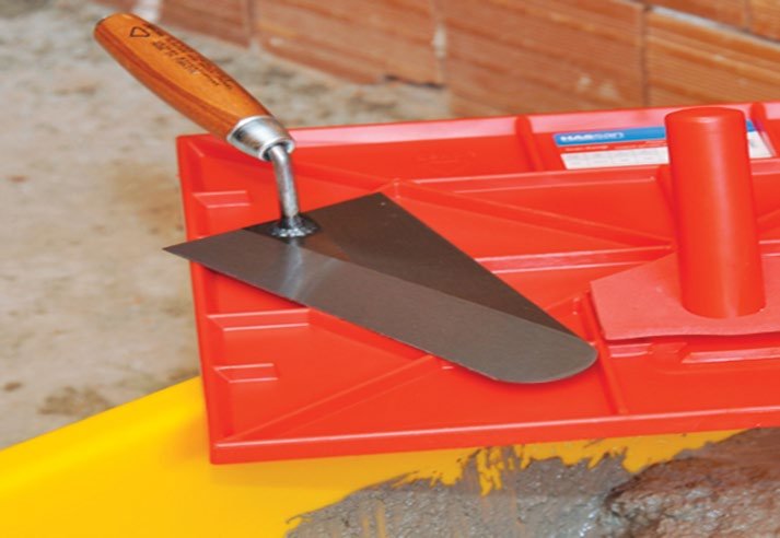 Multi-purpose plastering trowel, soft handle 581, 20 cm