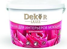 დეკორის ინეტრიერისა და ფასადის საღებავი ინტერიერისრეცხვადი საღებავი თეთრი 25 კგ