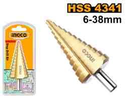საფეხურიანი საბურღი 6-38მმ (AKSDS63803)