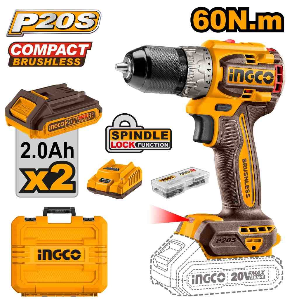 Li-Ion Proline ელ. ხრახნდამჭერი 20V (CDLI20602)