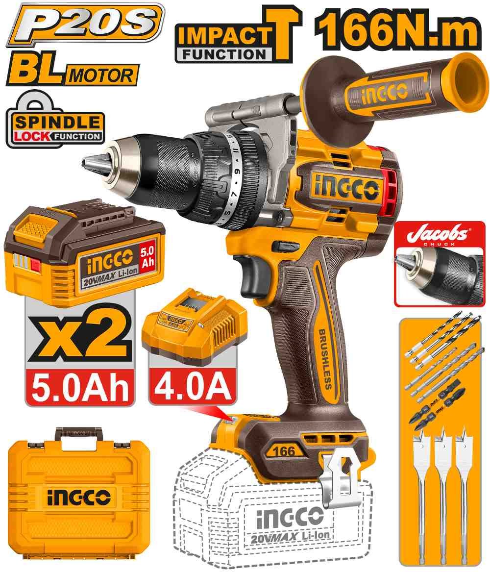Li-Ion Proline ელ. ხრახნდამჭერი 20V-166N.M (CIDLI201668)