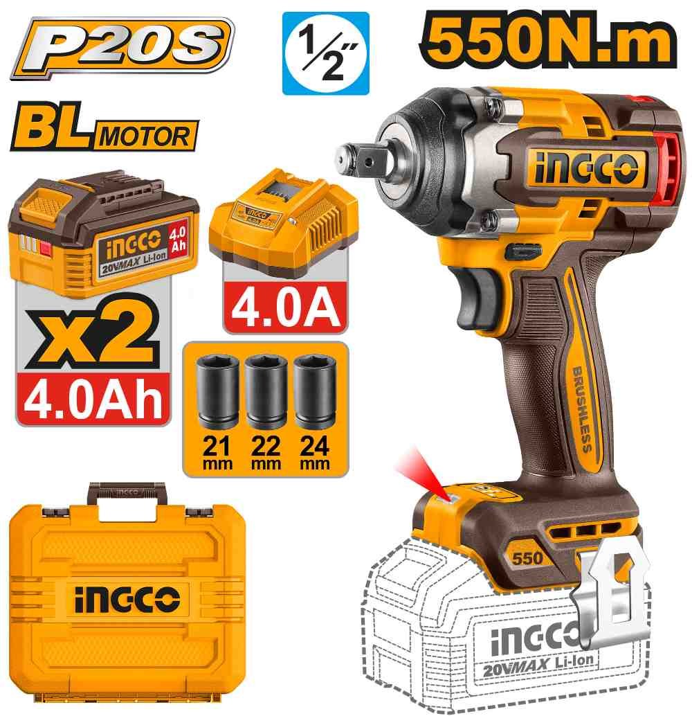 Li-Ion Proline ელ. ქანჩის მოსახსნელი 20V (CIWLI2055)