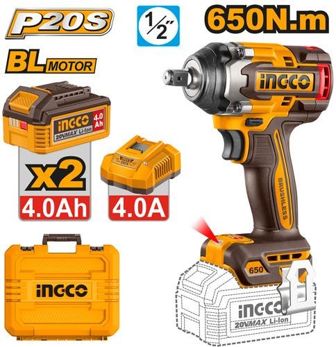 Li-Ion ელ. ქანჩის მოსახსნელი 20V/650N.M (CIWLI2065)
