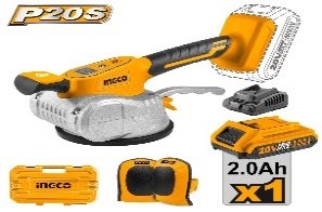 Аккумуляторный виброприсос для укладки плитки INGCO Lithium-Ion 20 В, 125 мм (CTVLI20101)