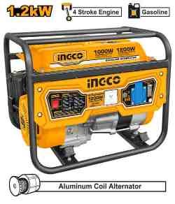 INGCO petrol generator 1.2 kW (GE15005)