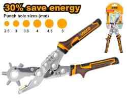 INGCO leather hole punch 2.5–5 mm (HLHP028)
