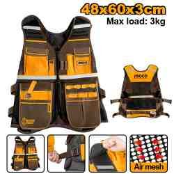 INGCO Proline tool vest, 17 pockets (HTVT09028)