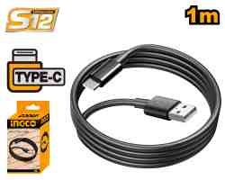 დამტენის ელ.სადენი USB type-A to USB-Type-C 1M (IUCC01)
