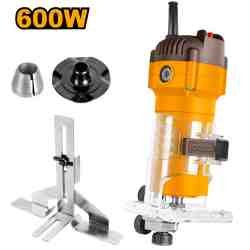 INGCO router 600W, 6 mm collet (PLM6001)