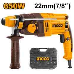 INGCO rotary hammer SDS-plus 650W, 1.7 J (RGH6528)