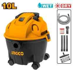 INGCO wet and dry vacuum cleaner 1200W, 10 L (VC12101)