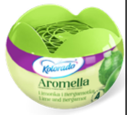Kolorado Aromella გელისებრი ჰაერის გამაკეთილშობილებელი 150 გ, ლაიმი და ბერგამოტი