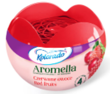 Kolorado Aromella გელისებრი ჰაერის გამაკეთილშობილებელი 150 გ, წითელი კენკრა
