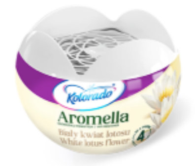 Kolorado Aromella გელისებრი ჰაერის გამაკეთილშობილებელი 150 გ, ლოტოსის ყვავილი