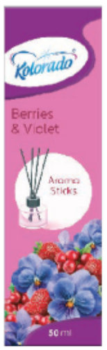 Kolorado Aroma Sticks სურნელოვანი ჩხირები ჰაერისთვის 50 მლ, კენკრა და ია