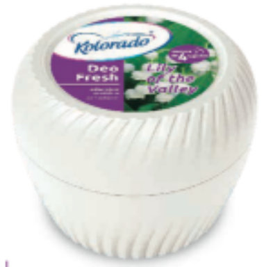 Kolorado Deo Fresh გელისებრი ჰაერის გამაკეთილშობილებელი 150 გ, ხეობის შროშანა
