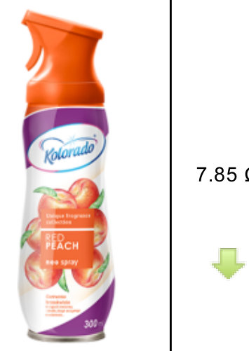 Kolorado Neo Spray ჰაერის სპრეი-არომატიზატორი 300 მლ, Red Peach