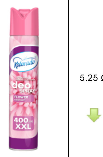 Kolorado Deo Spray XXL ჰაერის სპრეი-არომატიზატორი 400 მლ, Flower