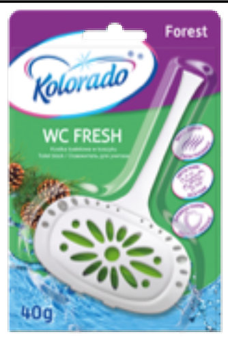 Kolorado WC Fresh ტუალეტის ბლოკი 40 გ, ფიჭვი