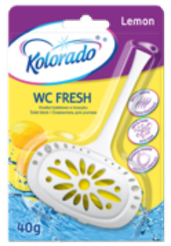 Kolorado WC Fresh ტუალეტის ბლოკი 40 გ, ლიმონი