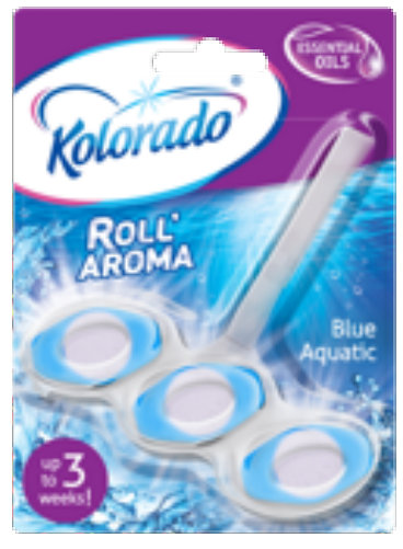 Kolorado Roll Aroma ტუალეტის ბლოკი 51 გ, ლურჯი წყალი