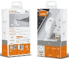 LDNIO დამტენი + კაბელი A1206C Type-C to Type-C 27W Single USB PD Fast Charger თეთრი