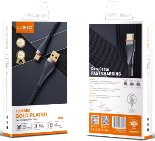 LDNIO mobile cable LS691 Grey, USB To Lightning, 30W Fast Charger, 1 m