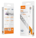 LDNIO LS841 White mobile phone cable, USB3.0 to Type C, 25W Fast Charge, 1 m, white
