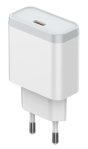Зарядное устройство + кабель LDNIO Q122, PD27W, поддержка PPS, вилка EU/Indian, Type C-Type C, белый