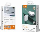 LDNIO დამტენი + კაბელი A1306Q USB to Type-C 18W QC3.0 Quick Charger თეთრი