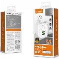 LDNIO დამტენი + კაბელი A201 USB To Type C 2.4A Dual Usb Ports Fast Charge Universal Travel თეთრი