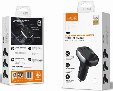 LDNIO FM Bluetooth 5.0 მოდულატორი, დამტენი + კაბელი C704Q Type C-Type C FM Transmitter Car Charger 30W 3 USB PD QC 4+ Portable Phone Charger For Cars