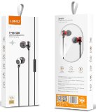 LDNIO ყურთსასმენი HP02 High Quality Wired Stereo Headset In Ear Earphone With microphone შავი