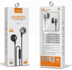 LDNIO ყურთსასმენი Type C Jack HP08C High Quality Wired Stereo Headset In Ear Earphone With microphone შავი