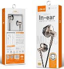 LDNIO ყურთსასმენი HP09 High Quality Wired Stereo Headset In Ear Earphone With microphone შავი