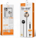 LDNIO ყურთსასმენი Type C Jack HP09C High Quality Wired Stereo Headset In Ear Earphone With microphone შავი