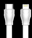 LDNIO mobile cable LC131-I White, Type-C to Lightning, 30W Fast Charger, 1 m