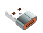 LDNIO ადაპტერი LC150 Portable USB A To Type-C Adapter Transfer OTG USB Convertor Fast Charge And Transmit Usb-c Laptop Adapters