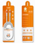 Кабель для мобильных устройств LDNIO LC602C Orange, Type-C to Type-C, 2 м, 100W Fast Charger, оранжевый