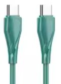 LDNIO მობილურის კაბელი LC611C Green, Type-C to Type-C, 65W Fast Charge, 1M მწვანე