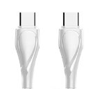 LDNIO მობილურის კაბელი LC611C White, Type-C to Type-C, 65W Fast Charge, 1M თეთრი