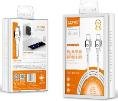Кабель для мобильных устройств LDNIO LC862C White, Type-C to Type-C, 65W Fast Charge, 2 м, белый
