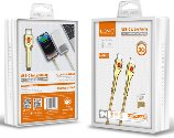 LDNIO მობილურის კაბელი LC871C Silver, Type-C to Type-C, 65W Fast Charge, 1M ვერცხლისფერი