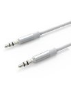 LDNIO AUX аудиокабель LS-Y02 White, 3,5 мм – 3,5 мм AUX, 1 м, белый