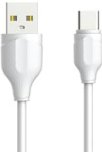 LDNIO მობილურის კაბელი LS371C White, USB to Type-C, 2.1A Fast Charge, 1M თეთრი